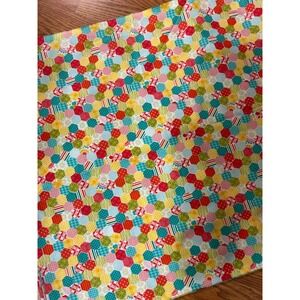 Deena Rutter Fabric Hexagon Geometric Colorful Cotton‎ Quilting Sewing Craft